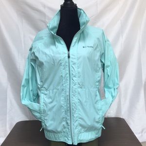 Columbia Mint Green Lightweight Utility Jacket
